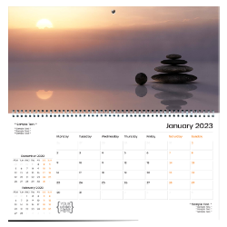 Premium Panoramic Calendar