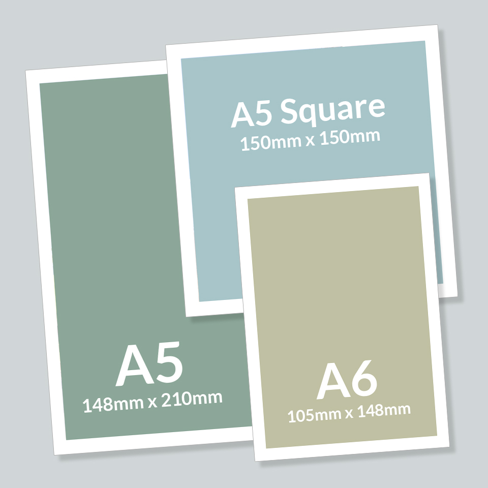 greeting card sizes