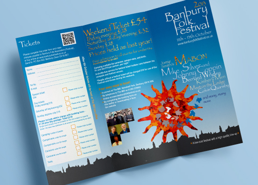 150gsm Silk or Gloss Folded Flyers