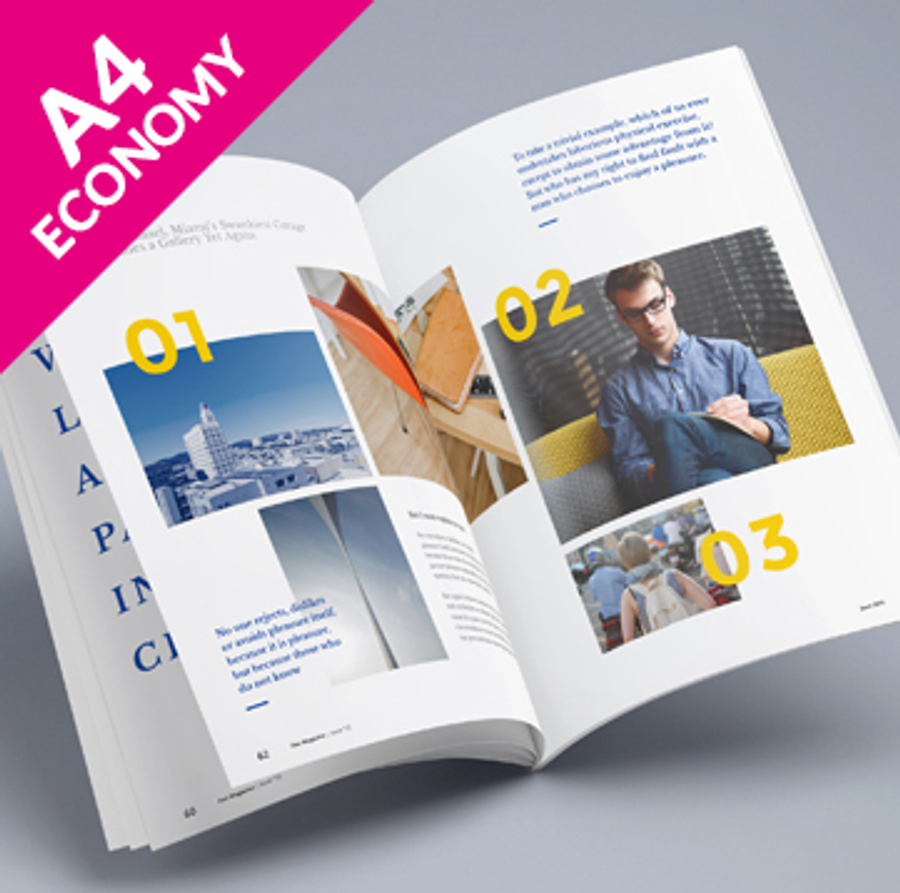 A4 Economy Stapled Booklet - Full Colour