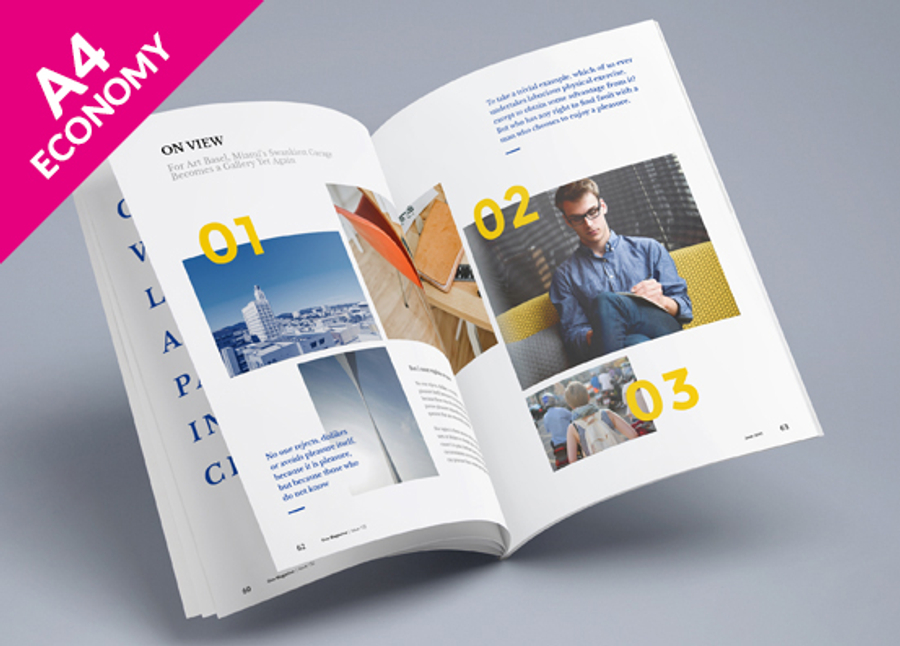 A4 Economy Stapled Booklet - Full Colour