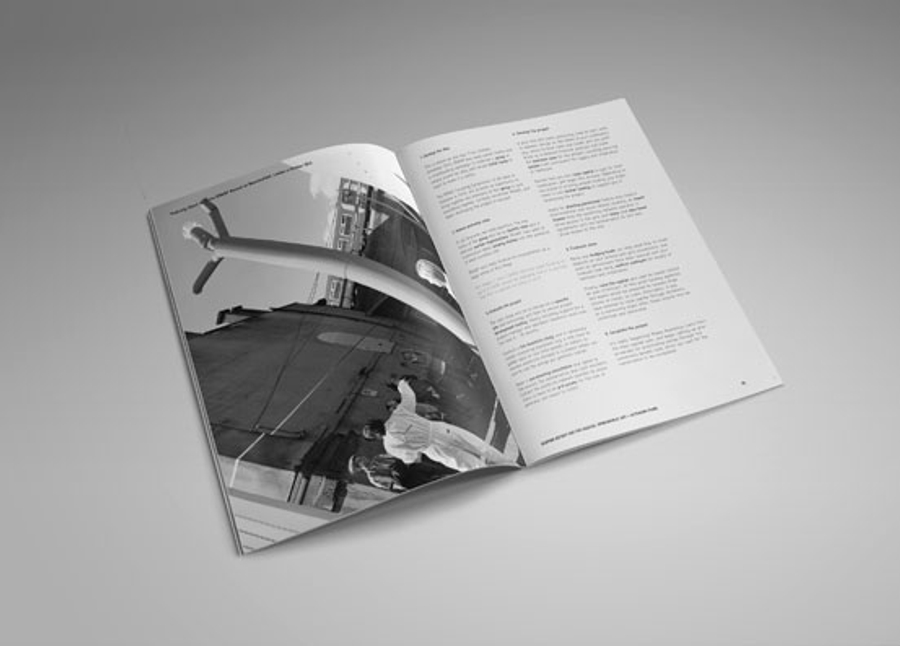 A6 Stapled Booklet - Mono