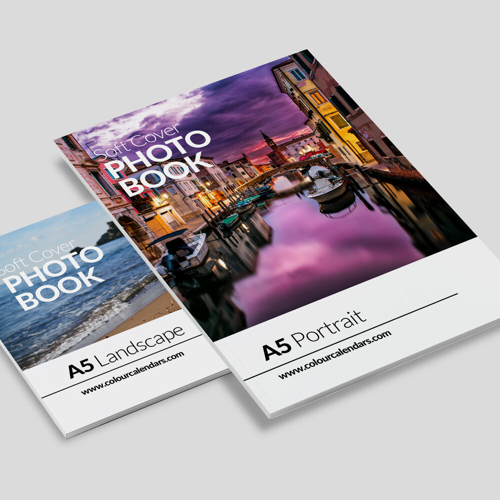 A5 Portrait/Landscape Softcover Book A5 Portrait/Landscape Softcover Book